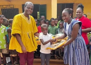 Pastor, Family Donate School Uniforms To 82 Pupils In Senya Beraku