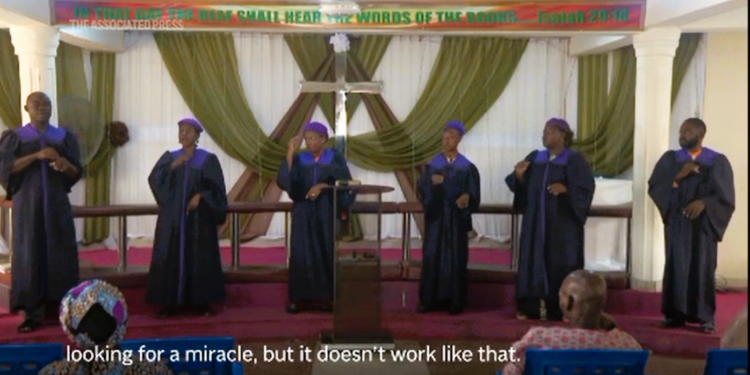 Inside a Nigerian church where deaf people find faith and community